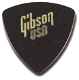 Аксессуары, запчасти гитарные Медиатор GIBSON APRGG-73H 1/2 GROSS BLACK WEDGE STYLE/HEAVY A001690 