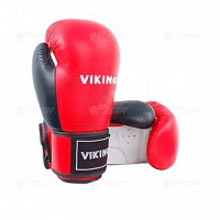 Перчатки боксерские Viking V2410 кожа (10oz, 15*13*36, красный)
