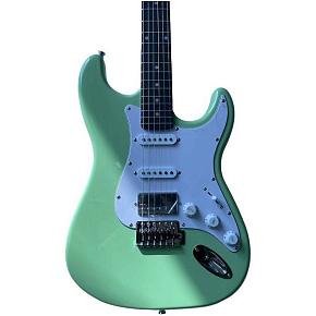 Электрогитара VESTON ST-HSS SFG стратокастер, 22лада HSS, tremolo, цвет морской волны купить в Батайсе, выгодная цена на электрогитара veston st-hss sfg стратокастер, 22лада hss, tremolo, цвет морской волны в интернет-магазине "Медведь"