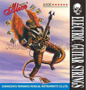 Комплект струн для электрогитары A506SL, сталь/сплав никеля.  купить в Батайсе, выгодная цена на комплект струн для электрогитары a506sl, сталь/сплав никеля.  в интернет-магазине "Медведь"