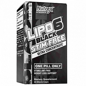 Lipo-6 Black Stim Free 60капс бан., 437 