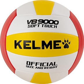 Мяч вол. KELME арт.8203QU5017-613 р.5, 18пан. синт. кожа (ПУ)маш сшивка, красно-жёлтый  