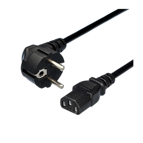 Кабель питания 00-00024055 евровилка CEE 7\7-C13(f) 1,2м ПВХ. 0.75 черный  купить в Батайсе, выгодная цена на кабель питания 00-00024055 евровилка cee 7\7-c13(f) 1,2м пвх. 0.75 черный  в интернет-магазине "Медведь"