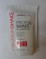 Напиток сухой для коктейлей без добавленого сахара  Sport Joy Protein с Л-карнитином 300г.  (малина)