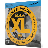 Струны для электрогитары EXL110+ Regular Light Plus, никель, 10,5-48 DNT-13028