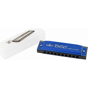 Диатоническая губная гармошка BEE DF10A-1 BLUE, С, цвет синий DNT-78770 