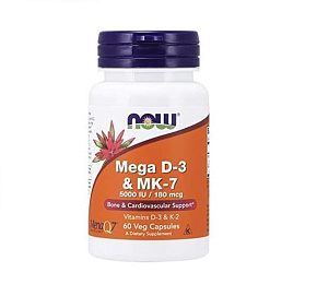 Mega D3 5000& MK-7 180 мкг, 120 раст.капсул купить в Батайсе - цены в интернет-магазине спортивного питания "Медведь"
