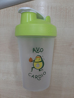 Шейкер inMixton 400мл (розово-зелёная)