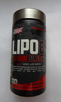 Lipo-6 BLACK 120капс бан., 388 купить в Батайсе - цены в интернет-магазине спортивного питания "Медведь"
