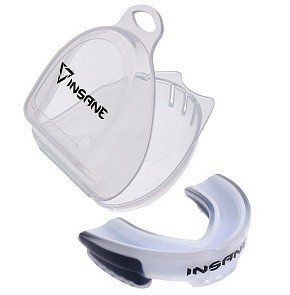 Капа 1-челюстная детская INSANE LYNX IN23-MG500, ЭВА белый/черный купить в Батайсе - цены в интернет-магазине спортивных товаров "Медведь"