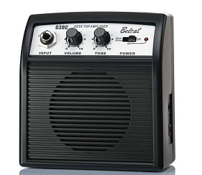 Мини-комбоусилитель гитарный G3DC, работает от батареек, 3Вт 