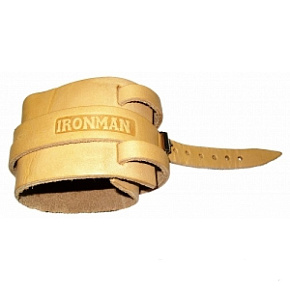 Напульсник кожаный IRONMAN  №2 купить в Батайсе - цены в интернет-магазине спортивных товаров "Медведь"