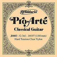 Отдельная 3-я струна для классич. J4603 Pro-Arte. нейлон, сильно натяжение 
