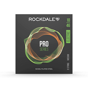 Струны для электрогитары ROCKDALE PRO 10-46 Nickel Wound Medium A157108 