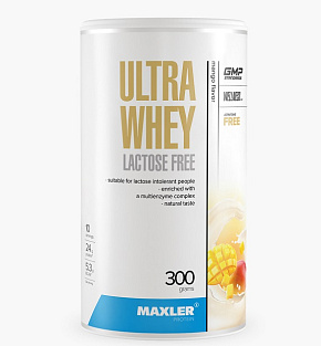 Ultra Whey Lactose Free 300г банка купить в Батайсе - цены в интернет-магазине спортивного питания "Медведь"
