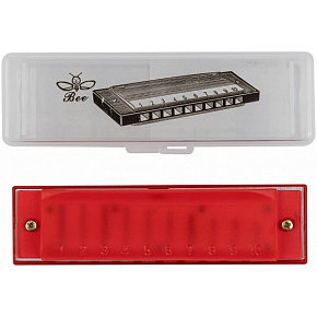 Диатоническая губная гармошка BEE DF10A-3 RED, С, цвет красный DNT-77039 купить в Батайсе, выгодная цена на диатоническая губная гармошка bee df10a-3 red, с, цвет красный dnt-77039 в интернет-магазине "Медведь"