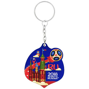 Брелок дерево Летящий мяч FIFA-2018 CH538  купить в Батайсе - цены в интернет-магазине спортивных товаров "Медведь"
