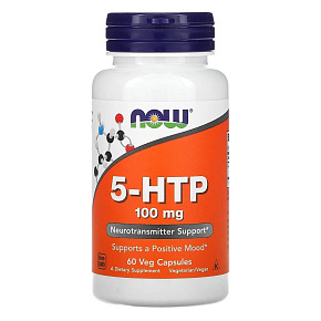 5-HTP 100mg 60caps NOW купить в Батайсе NOW - цены в интернет-магазине спортивного питания "Медведь"