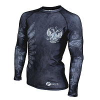 Рашгард для MMA Rusco Sport BLACK HERB детский (12(XL))