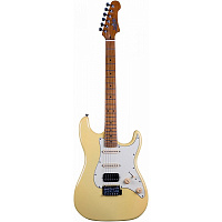Электрогитара JS-400 VYW Stratocaster, корпус тополь,HSS tremolo цвет Vintage Yellow DNT-66408 