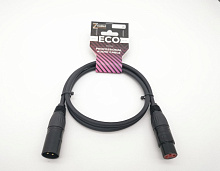 Кабель E2-XLR-M-F-0100-0 микрофонный 1м. 