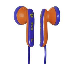 Наушники вкладыши JB-One-VY JB Series, фиолетоый/желтый 