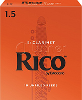 Трости для кларнета RBA1015 Rico Eb, размер 1.5, 10шт. 