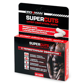 Суперсжигатель жира Super GUTS 30капс  купить в Батайсе - цены в интернет-магазине спортивного питания "Медведь"