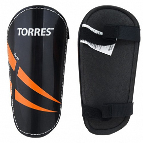 Щитки TORRES Club арт.FS1607 без голеностопа , дв.заст. на лип. 
