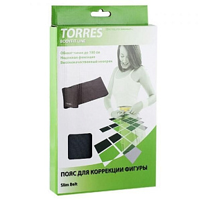 Пояс для коррекции фигуры TORRES широкий BL6002 неопрен 100х25см сер. купить в Батайсе - цены в интернет-магазине спортивных товаров "Медведь"