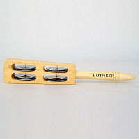 Бубенцы плоские на ручке FLT-G16, 4пары