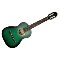 Гитара классическая 3/4 K-Green-3/4 зеленая