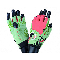 Перчатки "Rats" MFG730 c кристалами Swarovscy  (M, зелёный)