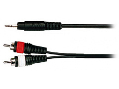 Кабель акустический BB413-3M, 3,5мм-2хRCA, 3м  
