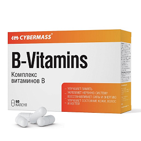 Комплекс витаминов-В (B-vitamins) по 370мг, 60шт.