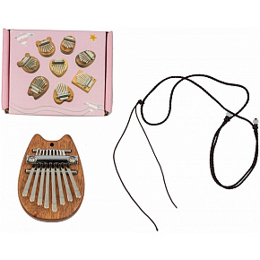 Калимба BEE EK12 из сапеле  8 язычков, форма-котенок DNT-74589 купить в Батайсе, выгодная цена на калимба bee ek12 из сапеле  8 язычков, форма-котенок dnt-74589 в интернет-магазине "Медведь"