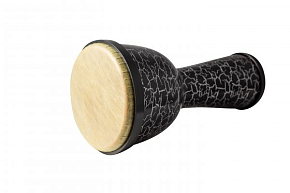 Джембе DPC-08 CRACK, размер:8"(20см)-16"(40см), цвет черный с рисунком в стиле "кракелюр"  DNT-62263 