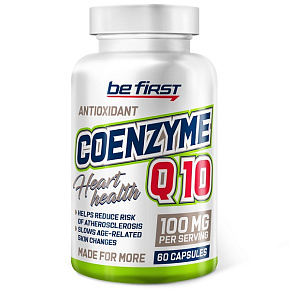 Coenzyme Q10 100мг 60 гелевых капсул Be first купить в Батайсе Be first - цены в интернет-магазине спортивного питания "Медведь"