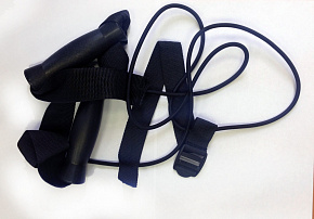 Эспандер многофункц. Бубновского с ручками 1 жгут 1,5м FE-11 купить в Батайсе - цены в интернет-магазине спортивных товаров "Медведь"