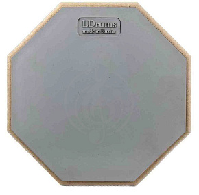 Тренировочный пэд LDTP12-GR 12'', резина, серый 