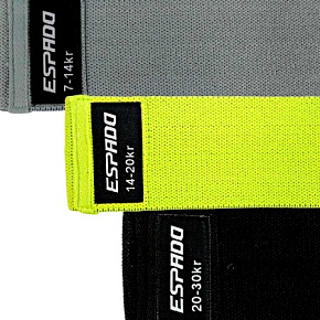 Набор фитнес-резинок тканевых ESPADO ES9991 720х70х3мм 