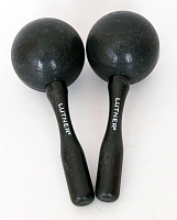 Пластиковые маракасы M21 на ручке, диаметр 8см, длина 21см