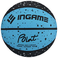 Мяч баск. INGAME POINT №7 чёрно-синий